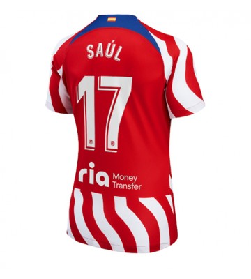 Atletico Madrid Saul Niguez #17 Hjemmedrakt Kvinner 2022-23 Kortermet